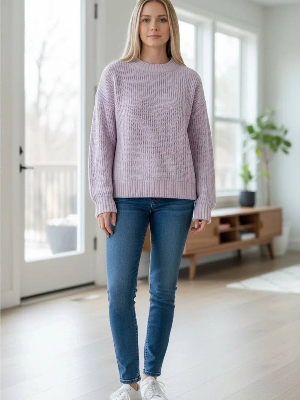 J. Crew soft lavender